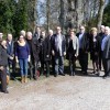 Elus et équipe accueillis par madame le maire de Xertigny