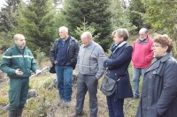 Les élus des Communes forestières du Cantal présentent leurs projets à Mme le Préfet