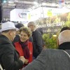 Marie-Louise Haralambon, présidente des Communes forestières Meurthe-et-Moselle a répondu aux élus sur le stand