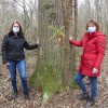 Mireille Mosser, maire d'Hilsenheim et isabelel Schmidt,a djointe en charge de la forêt