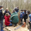 Nicolas Valentin, TFT ONF échange avec les enfants