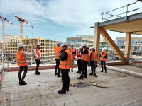 Visite du plus gros chantier bois en Europe