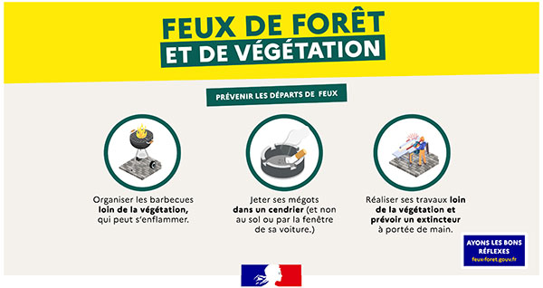 Feux de forêt et de végétation  Ministère de la Transition Écologique et  de la Cohésion des Territoires