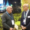Roger Villien, Président des Communes forestières Auvergne Rhône-Alpes échange avec le Directeur général de l'ONF, Christian Dubreuil