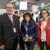 La vice-présidente de la Région AURA, avec le président des Collectivités forestières Occitanie et la déléguée générale des Communes forestières Massif central