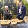 Le président Jarlier en discussion avec Joël Klein, Communes forestières de la Meuse