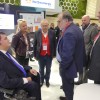 Echange convivial avant la signature du partenariat avec Dalkia
