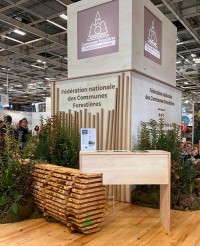 Un stand conçu comme un exemple vertueux de développement local